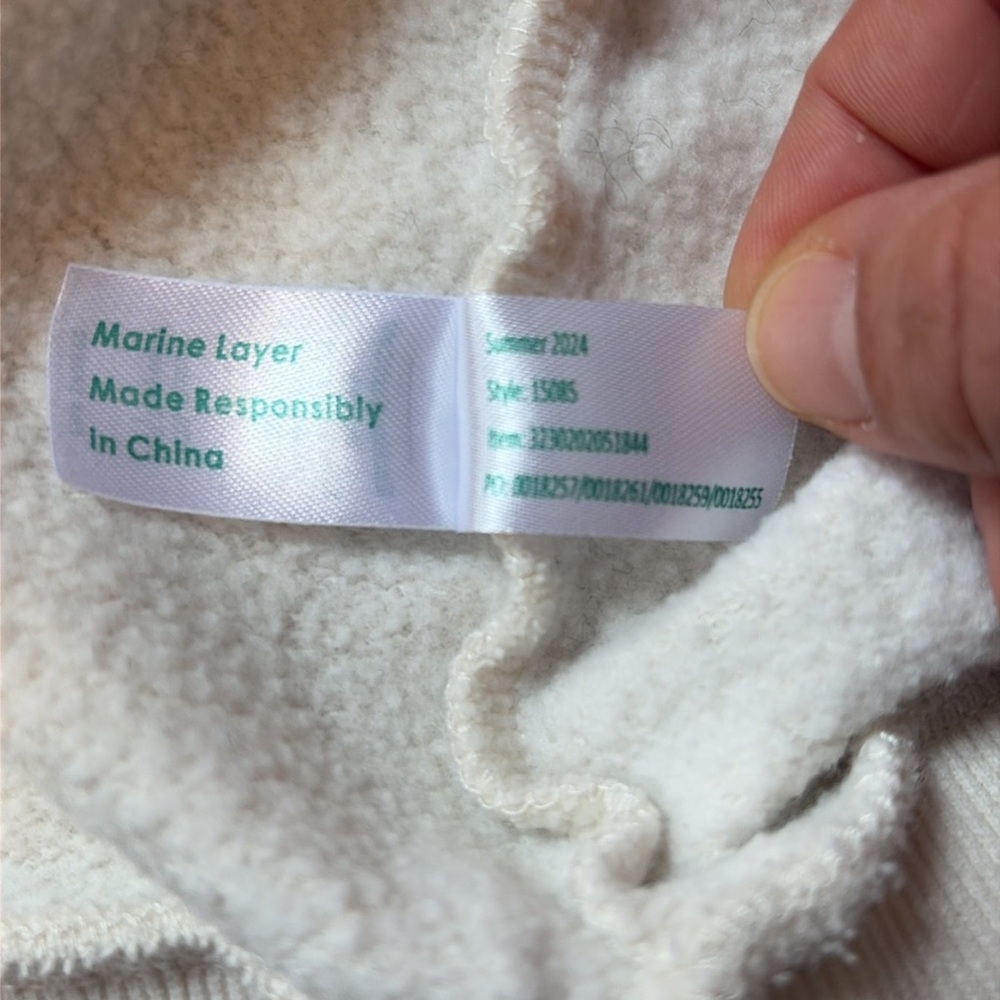 Marine Layer Cloud 9 Anytime Fleece Sweatshirt - Picture 6 of 6